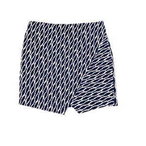 LOFT Skirt - Tulip Blue & White Size Large